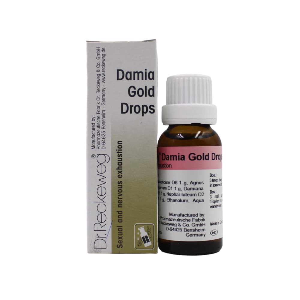 Dr Reckeweg R 109 Damia Gold Drops 22 Ml Reckew