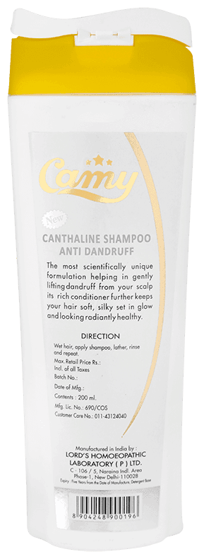Camy Canthalin Anti Dandruff Shampoo 3