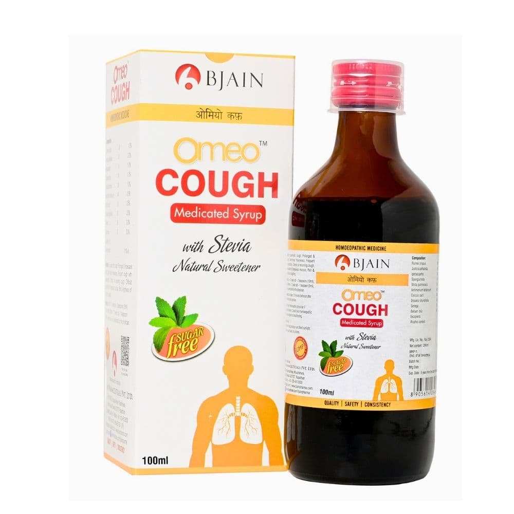 BJain Omeo Cough Medicated Syrup Sugar Free