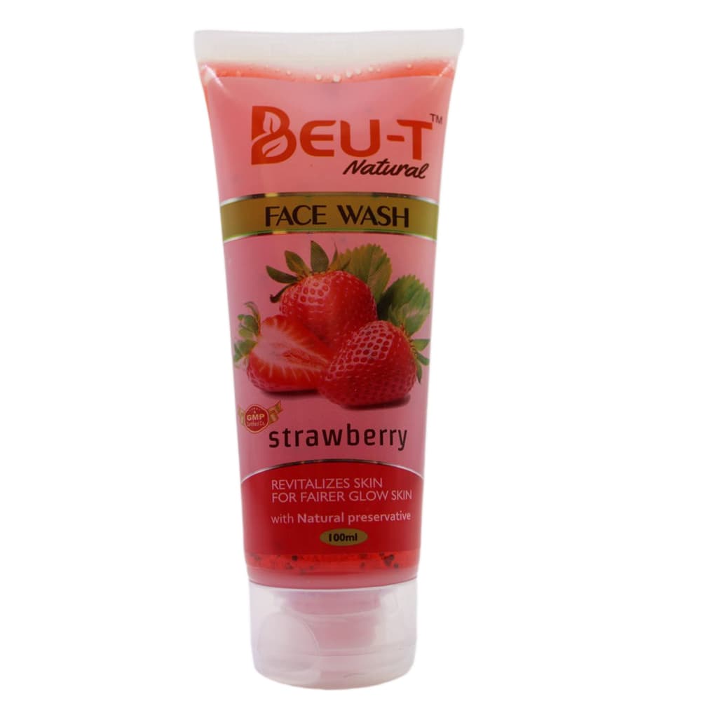Beu T Natural Strawberry Face Wash