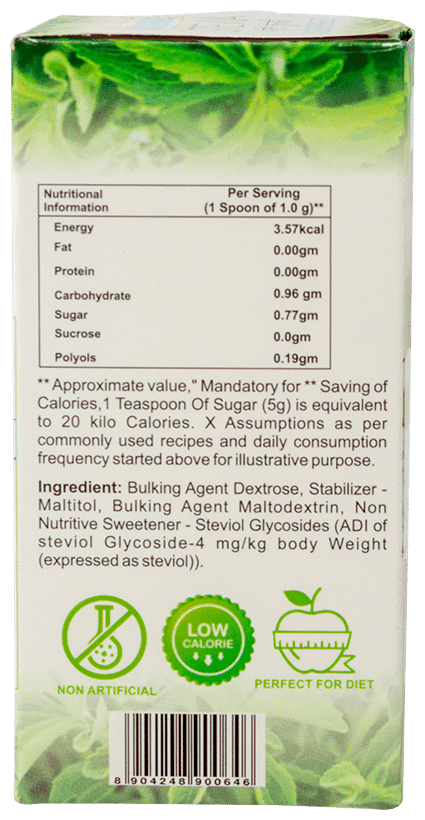 Unsugared Stevia Sugar Free 3