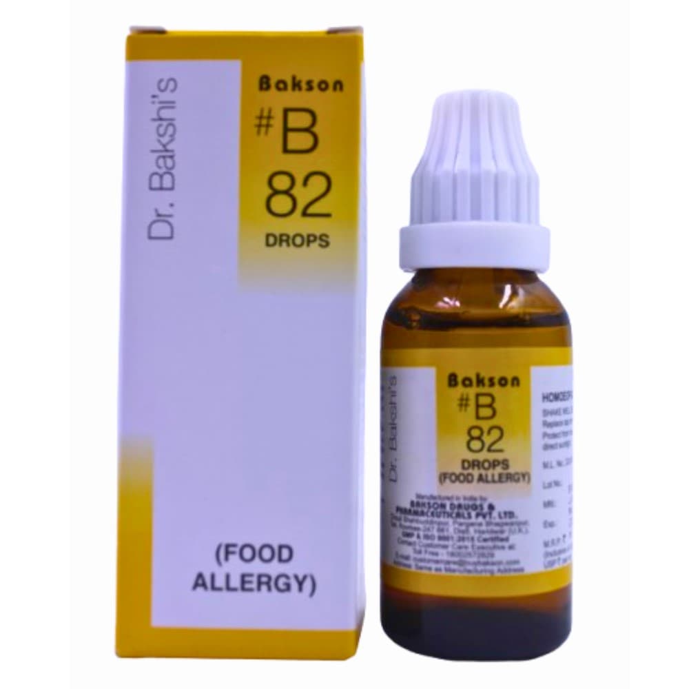 Dr Bakshis B Drop 82 For Food Allergy