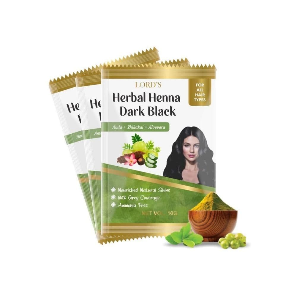 Lord'S Herbal Henna Powder (Black)