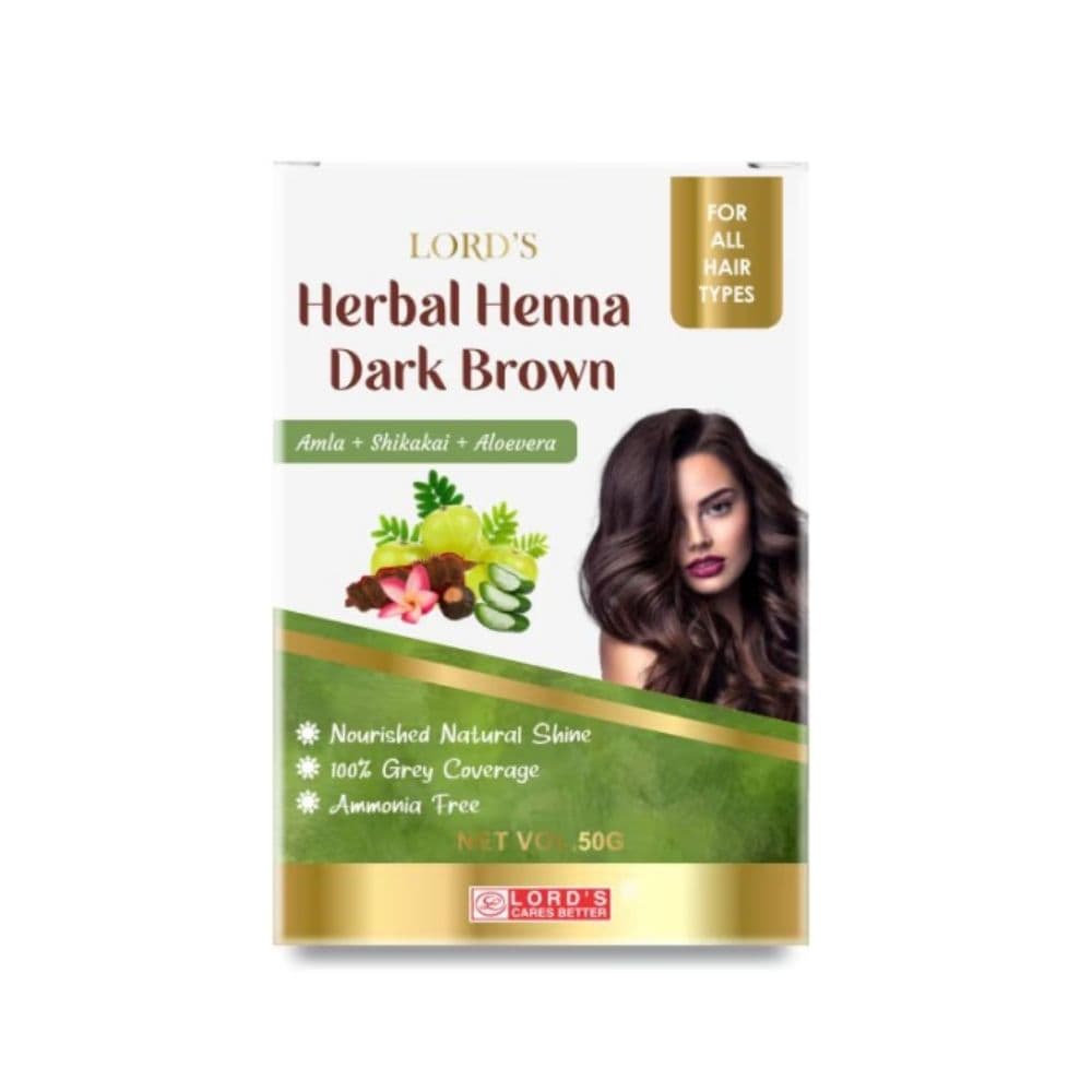 Lord'S Herbal Henna Powder (Brown)
