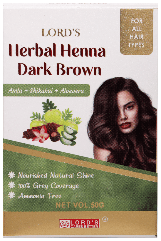 Lord'S Herbal Henna Powder (Brown)