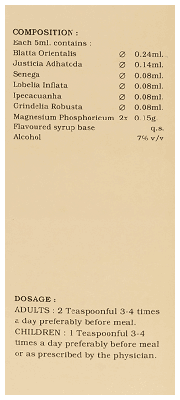 Asthamin Syrup Sugar Free 4