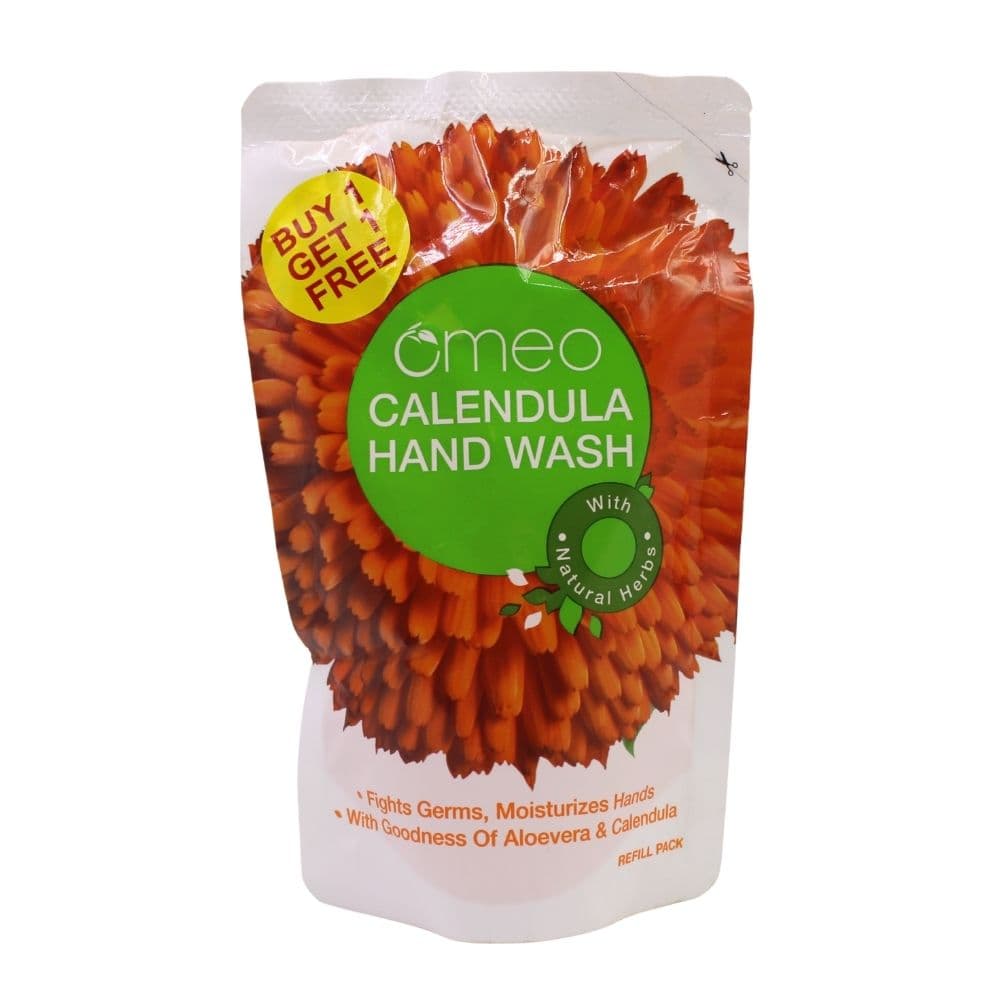 BJain Omeo Calendula Hand Wash 180ML (Set of 2) Refill Pack 1
