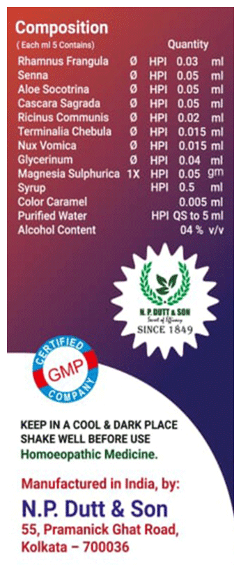 Np'S Lax Constipation Relief Syrup 2