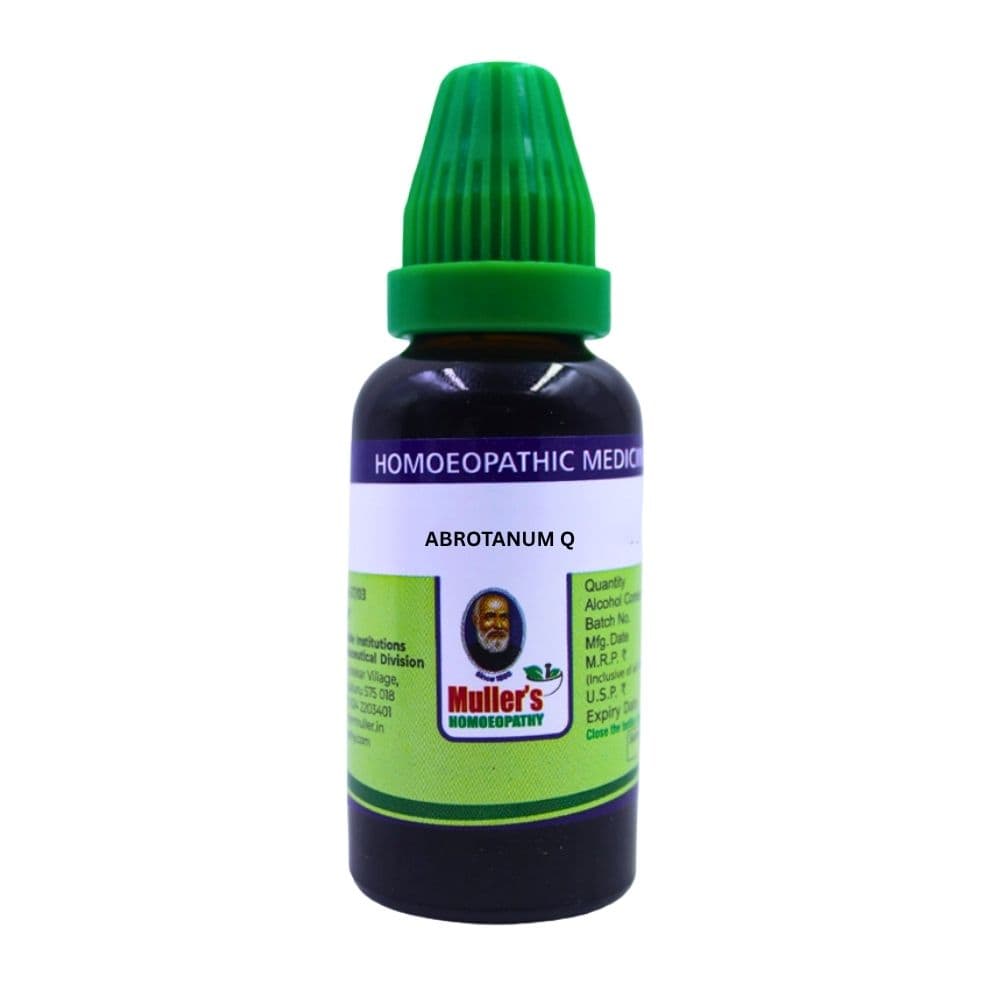 ABROTANUM Q 30 ML MULLERS HOMOEOPATHY