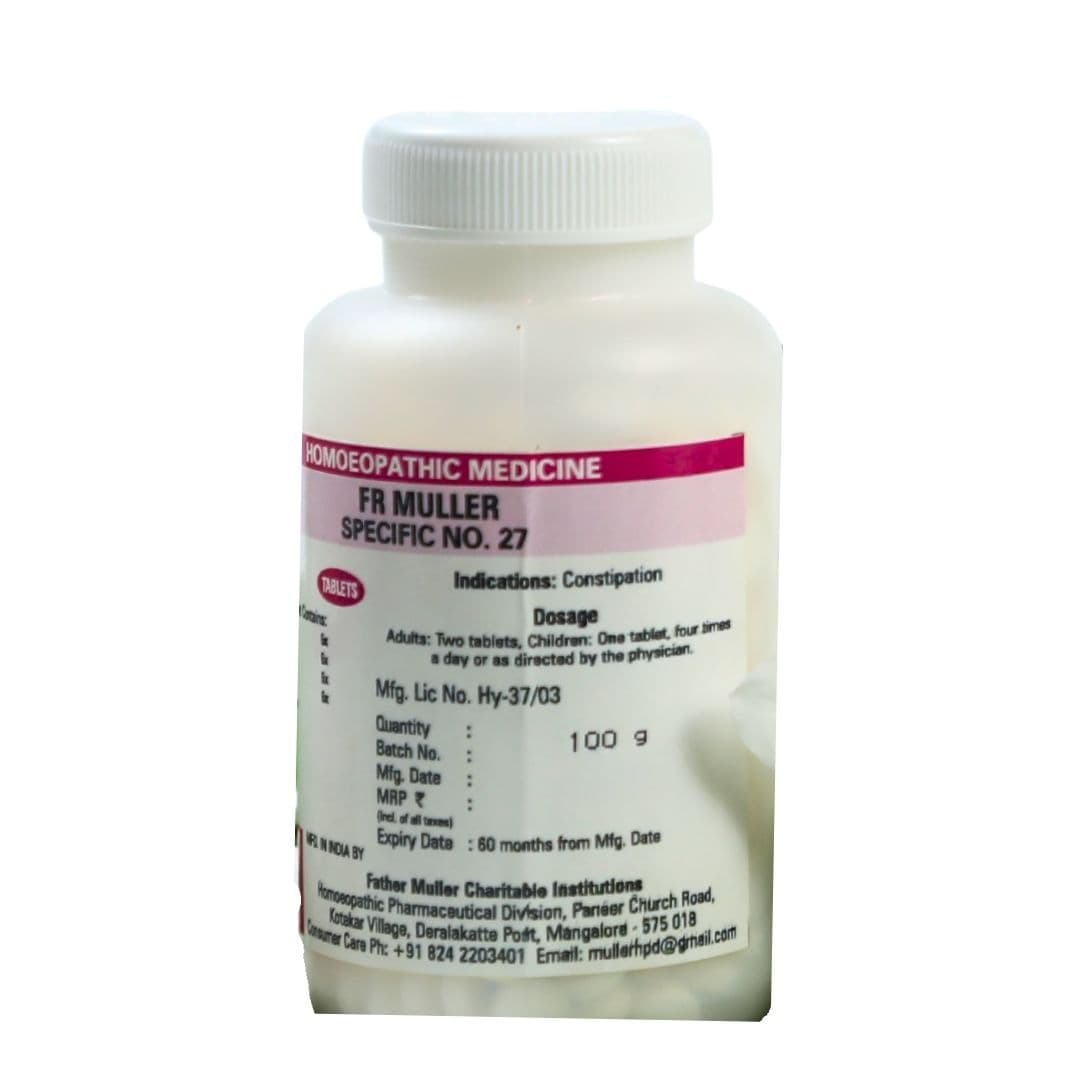 Specific Tablet No 27