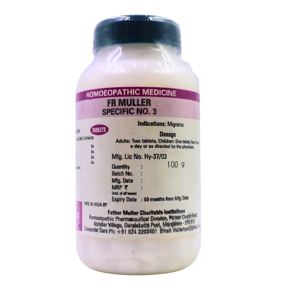 Specific Tablet No 3