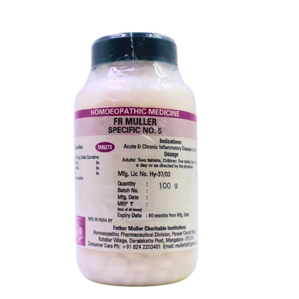 Specific Tablet No 5
