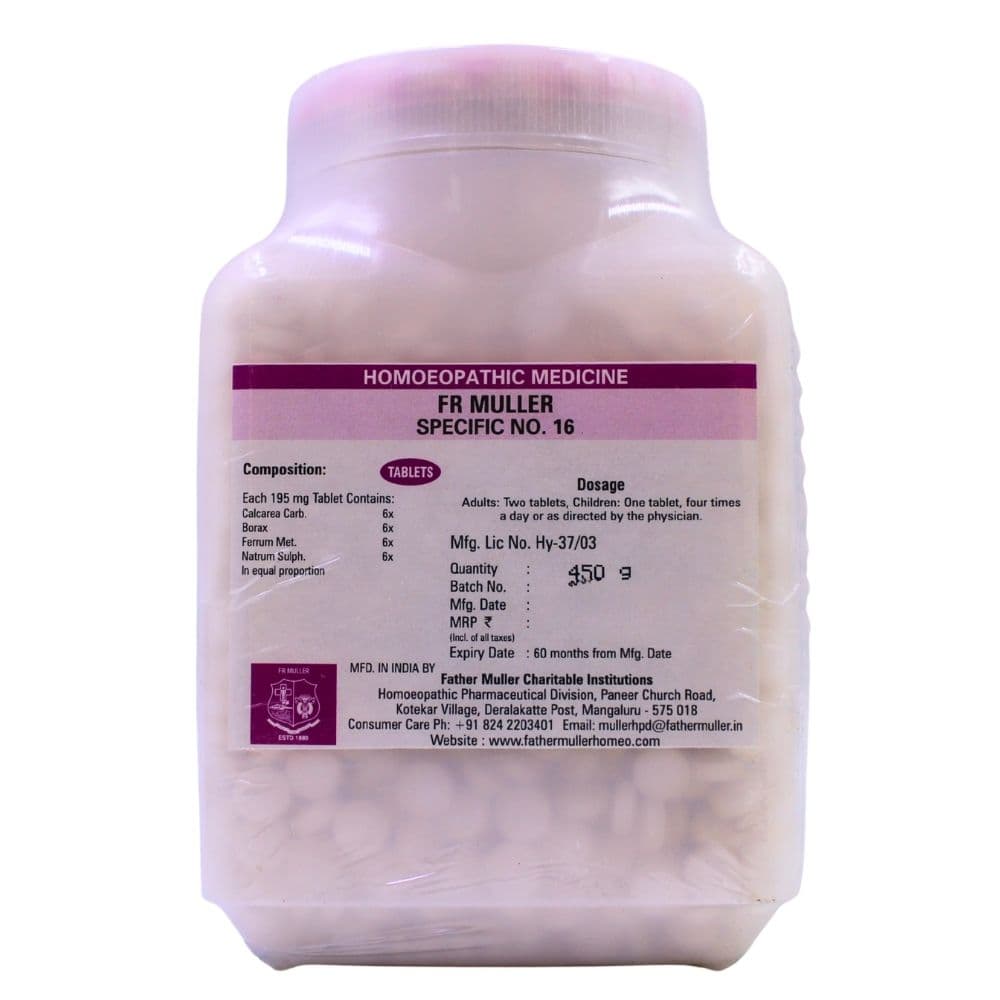 Specific Tablet No 16