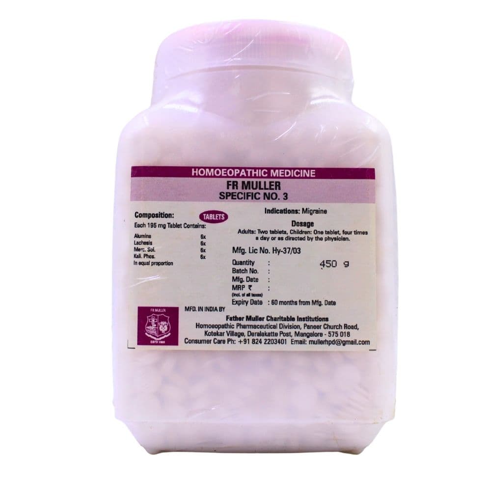 Specific Tablet No 3