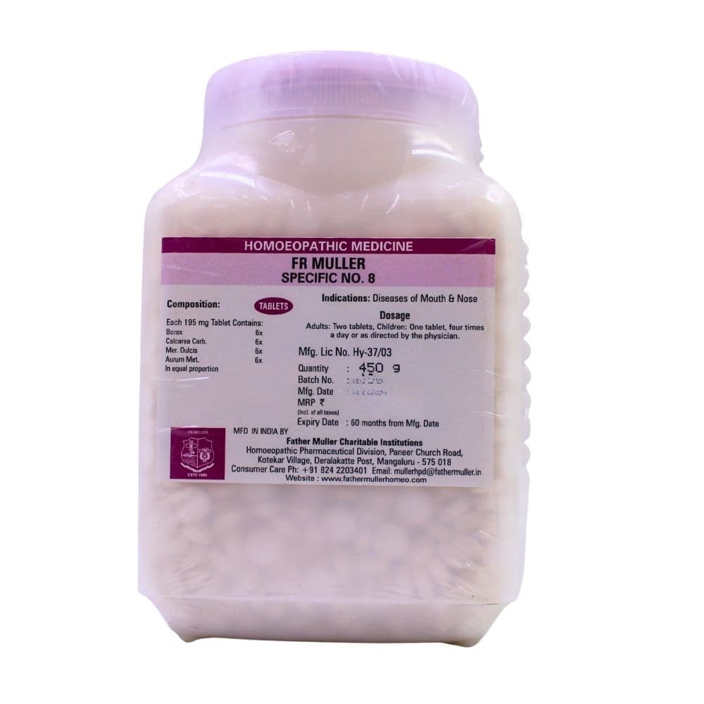 Specific Tablet No 8