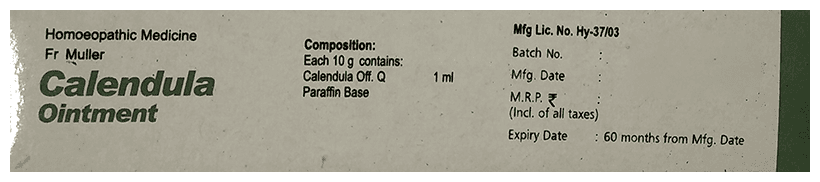 Calendula Ointment 3