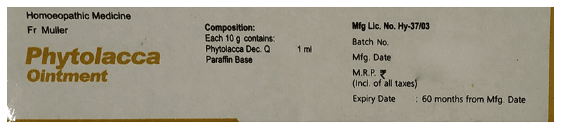 Phytolacca Ointment 3