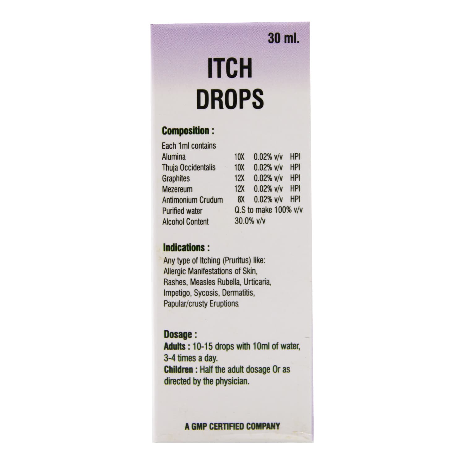 DR RAJ DERMISAFE D3 ITCH DROPS 30 ML DR RAJ