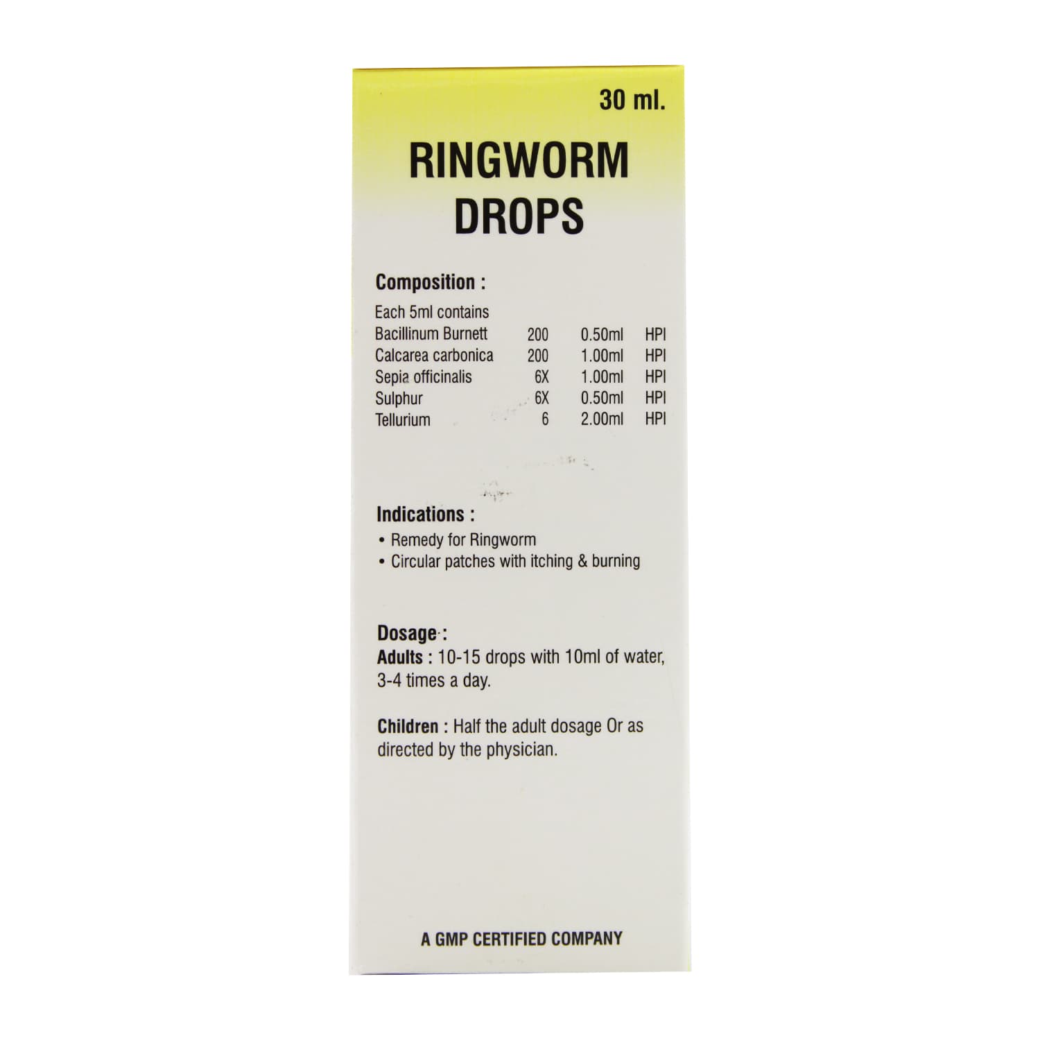 DR RAJ DERMISAFE D4 RINGWORM DROPS 30 ML DR RAJ