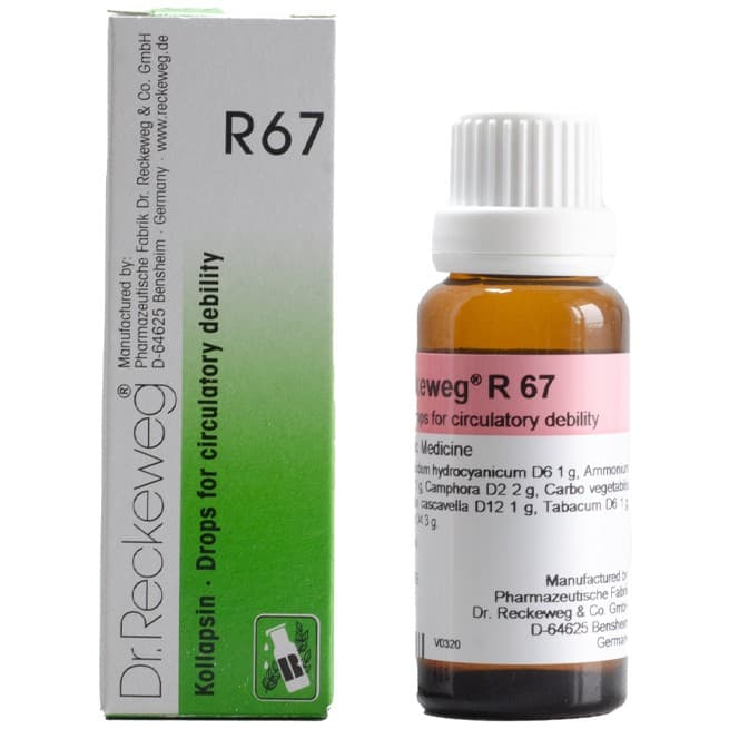 Dr Reckeweg R 67 Circulatory Debility 2