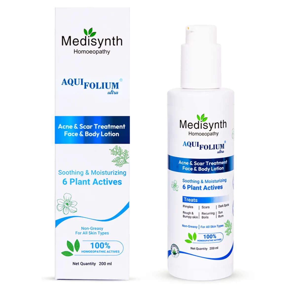 AQUIFOLIUM ULTRA LOTION 200ML MEDISYNTH