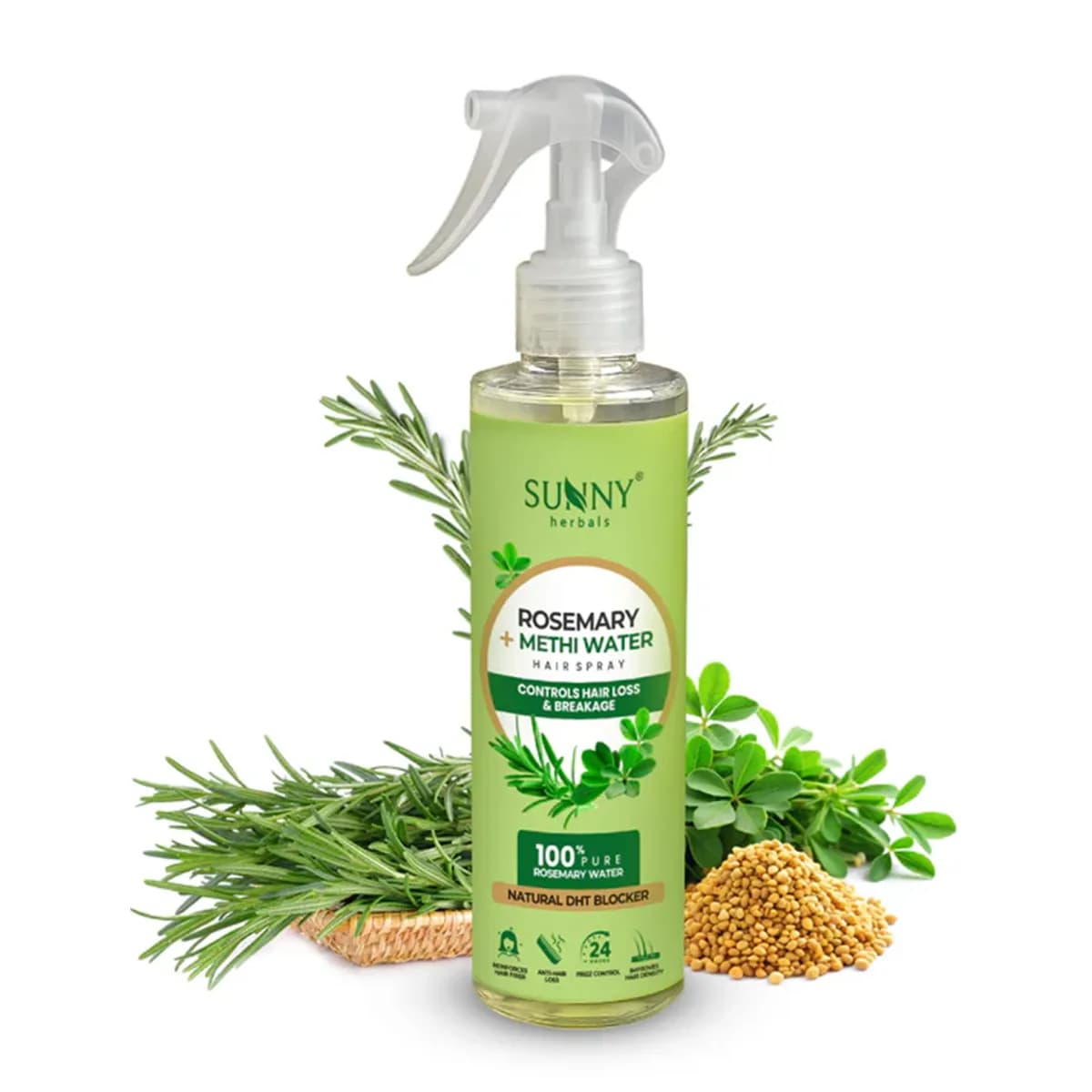 Sunny Herbals Rosemary + Methi Water Hair Spray