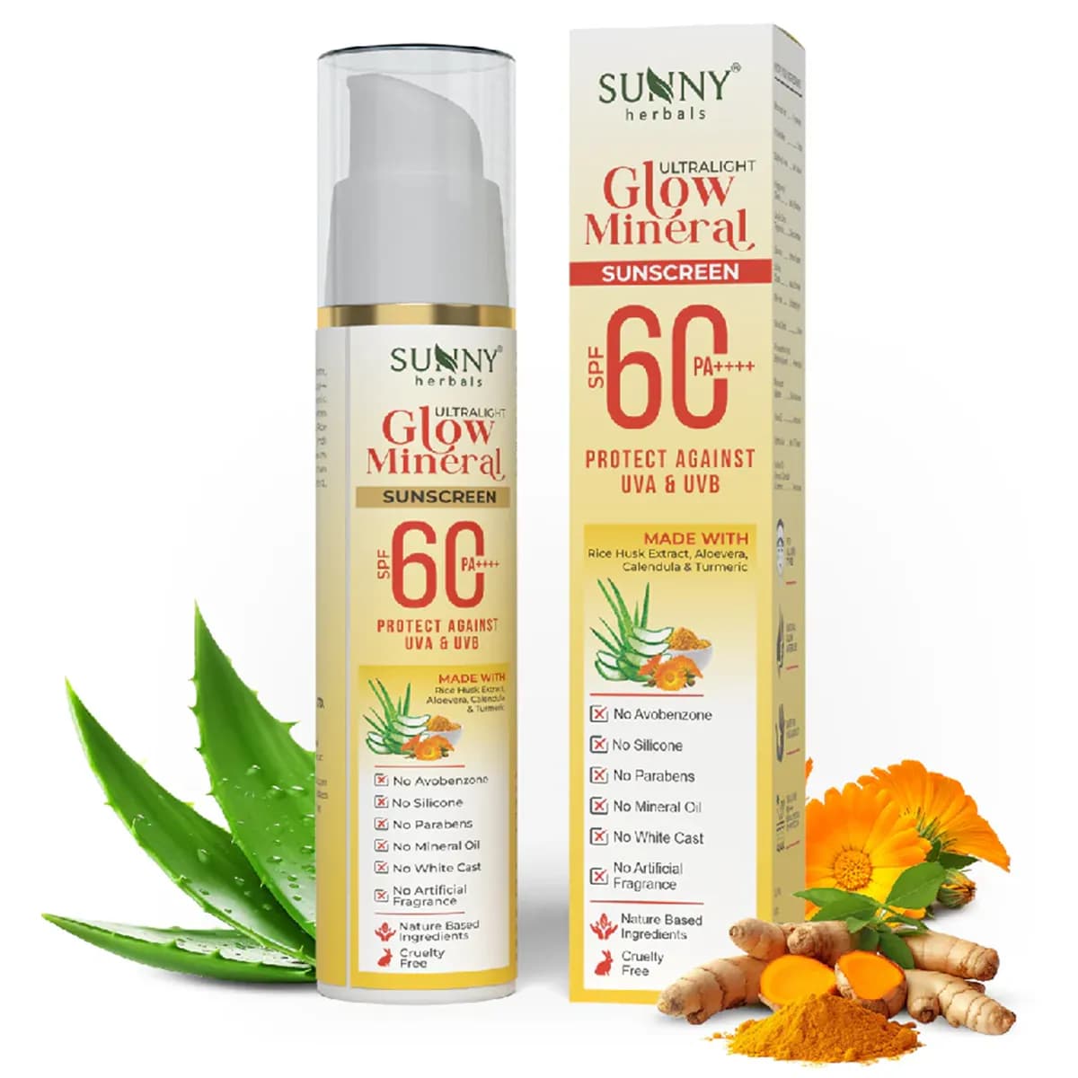 Ultra Light Glow Mineral Spf 60 Sunscreen