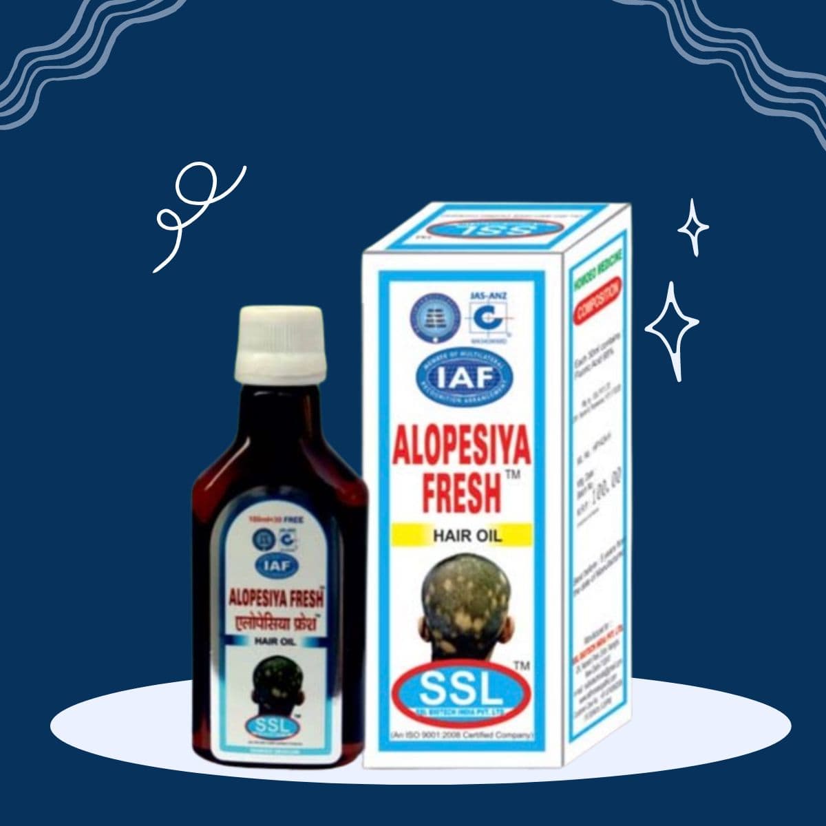 ALOPESIYA FRESH HAIR OIL 130ML SSL BIOTECH
