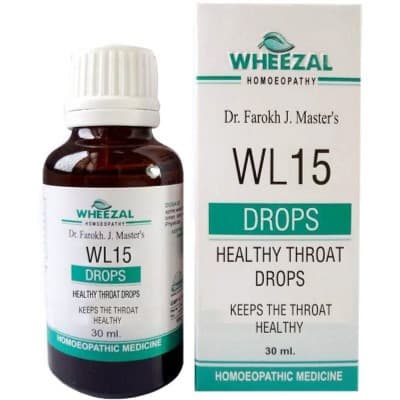Wheezal Wl 15 Healthy Throat Drops 30ML