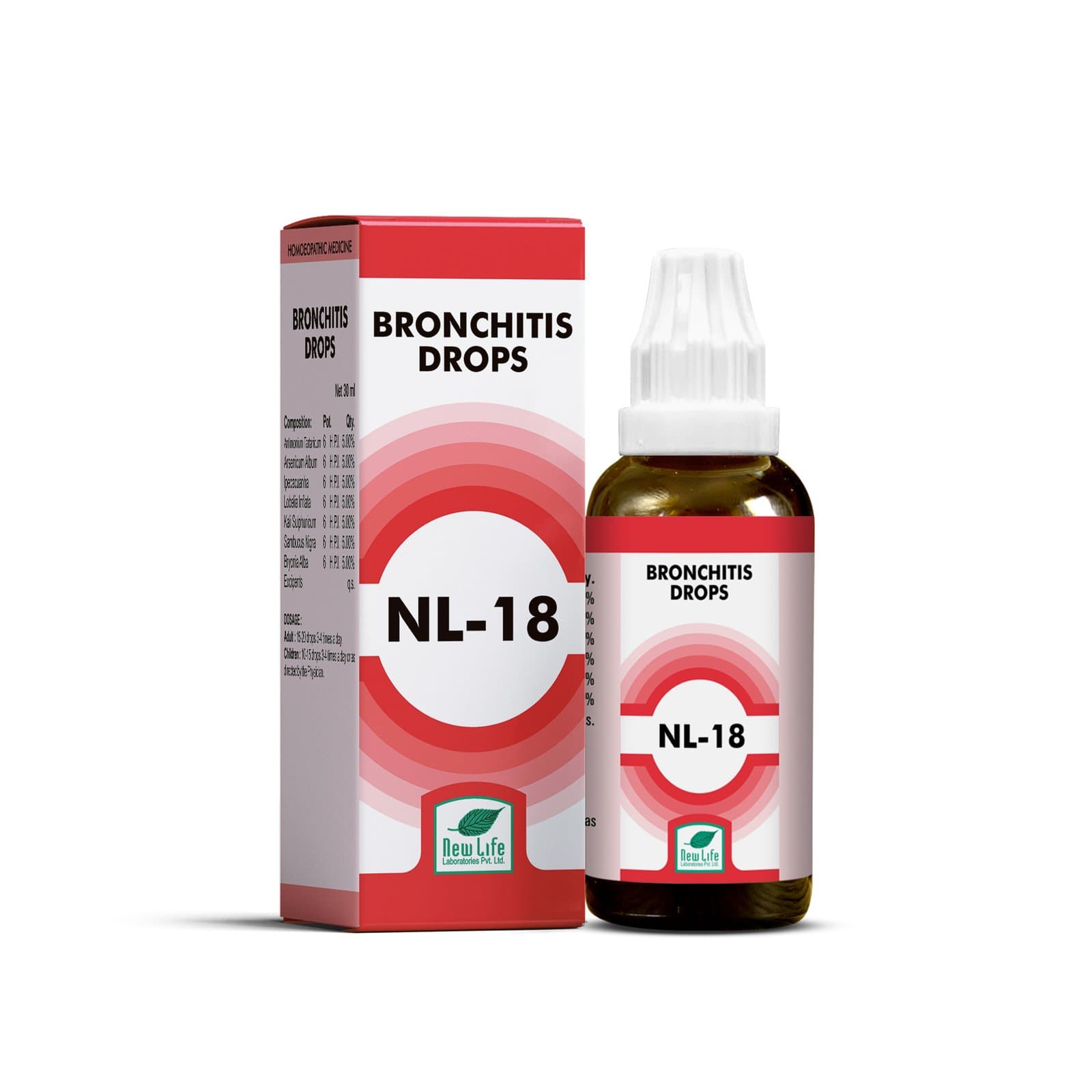 New Life NL 18 (Bronchitis Drops)