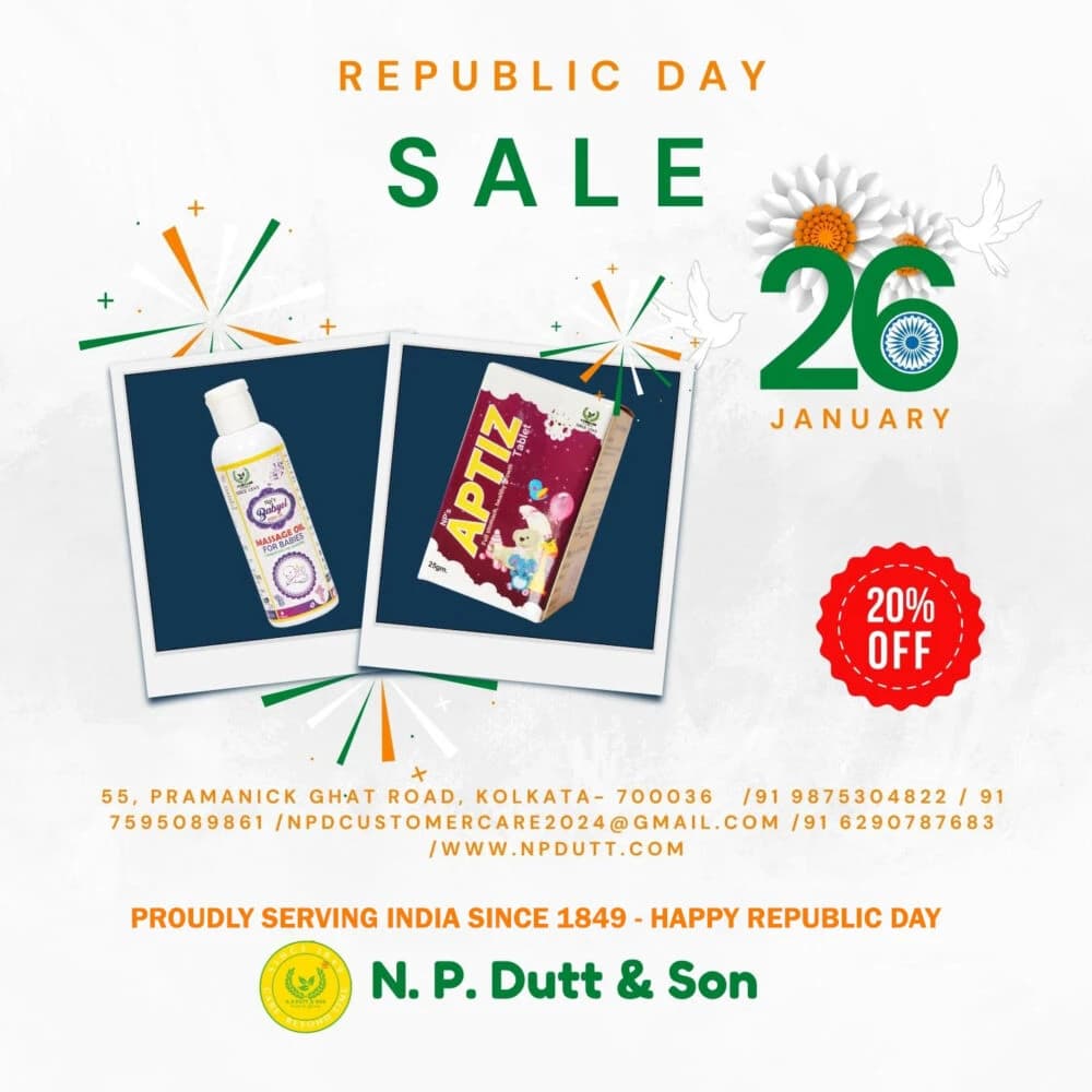 NP’s Babyol Massage Oil (100 ml Pack) & NP’s Aptiz Tablet (25 g Pack)