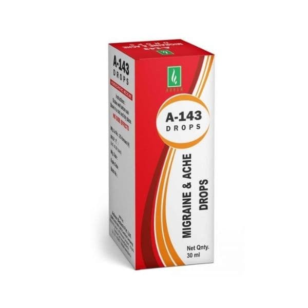 A 143 Migraine & Ache Drops