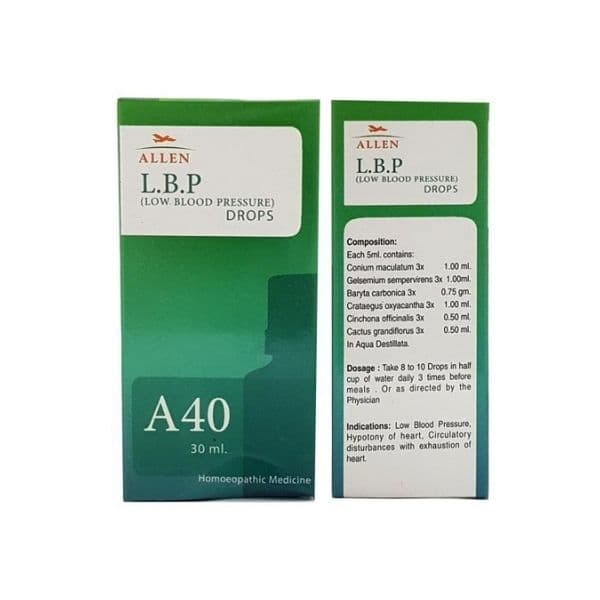 Allen A40 Low Bllod Pressure