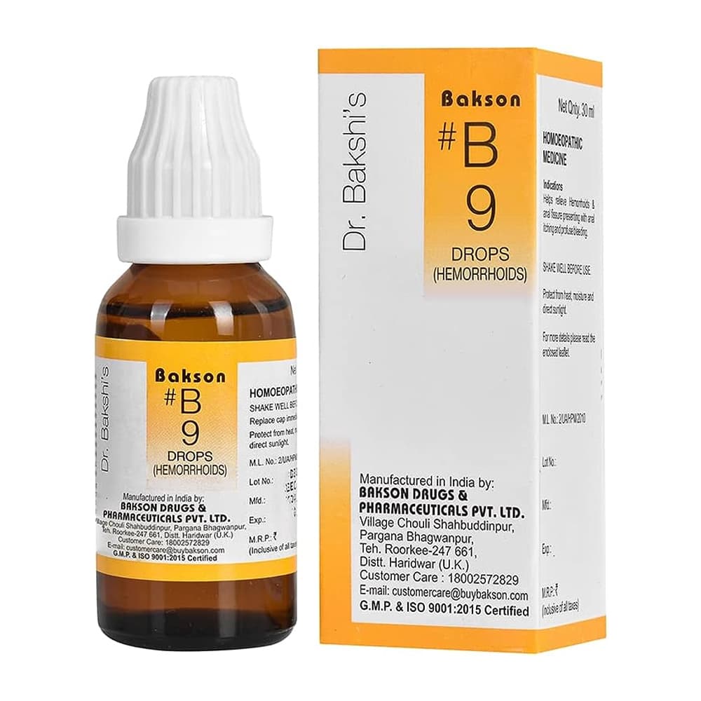 Dr Bakshis B Drop 09 Hemorrhoidal