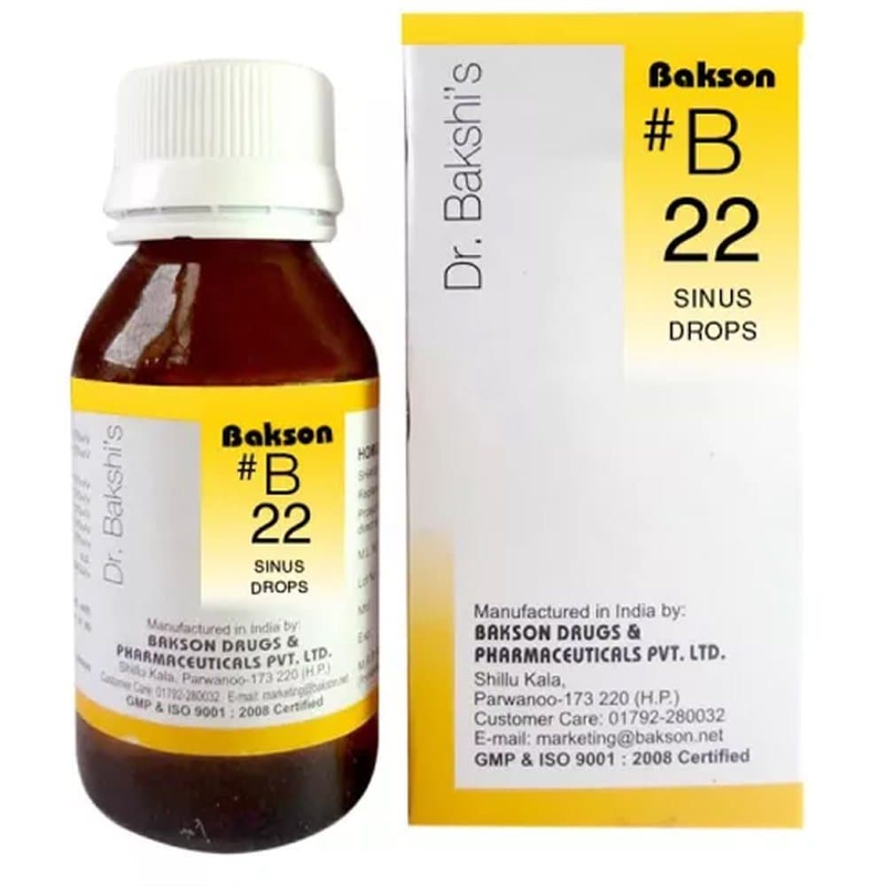 Dr Bakshis B Drop 22 Sinus