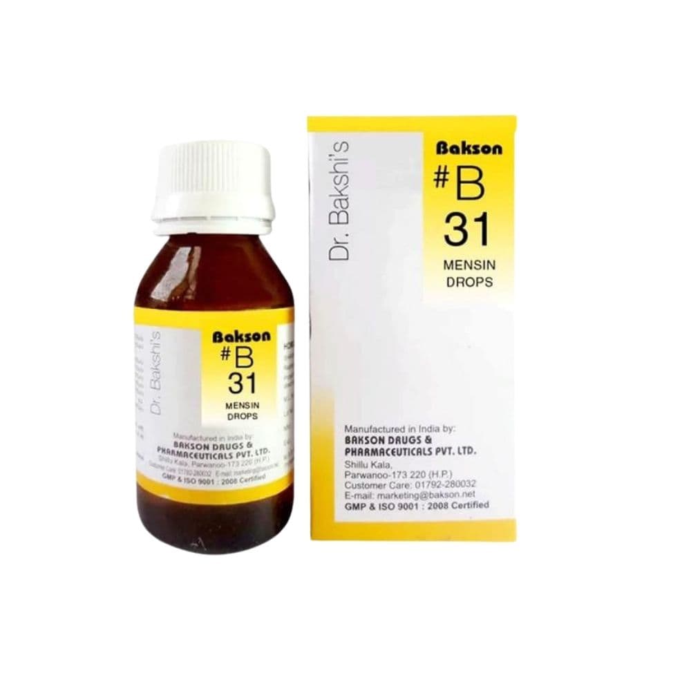 Dr Bakshis B Drop 31 Mensin