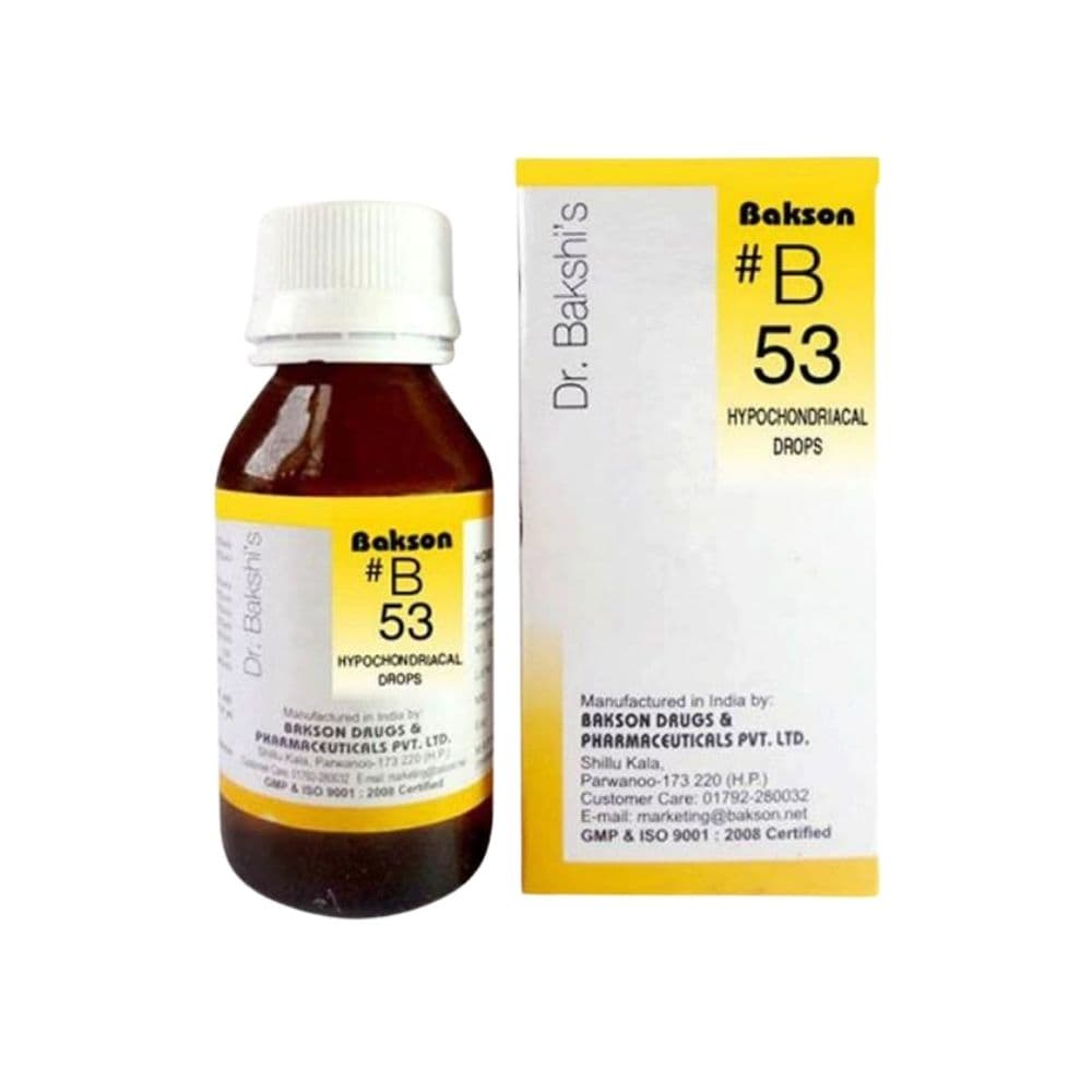 Dr Bakshis B Drop 53 Hypochondriacal