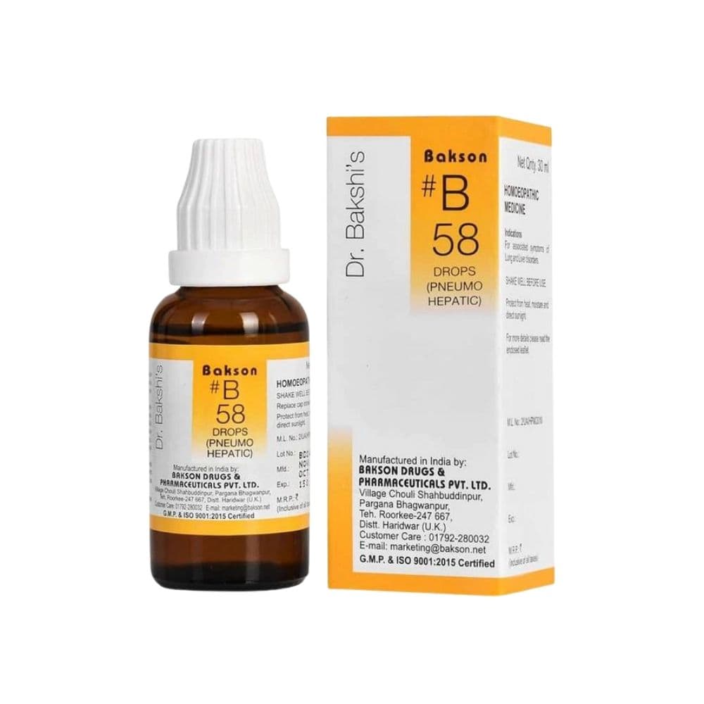Dr Bakshis B Drop 58 Pneumo Hepatic