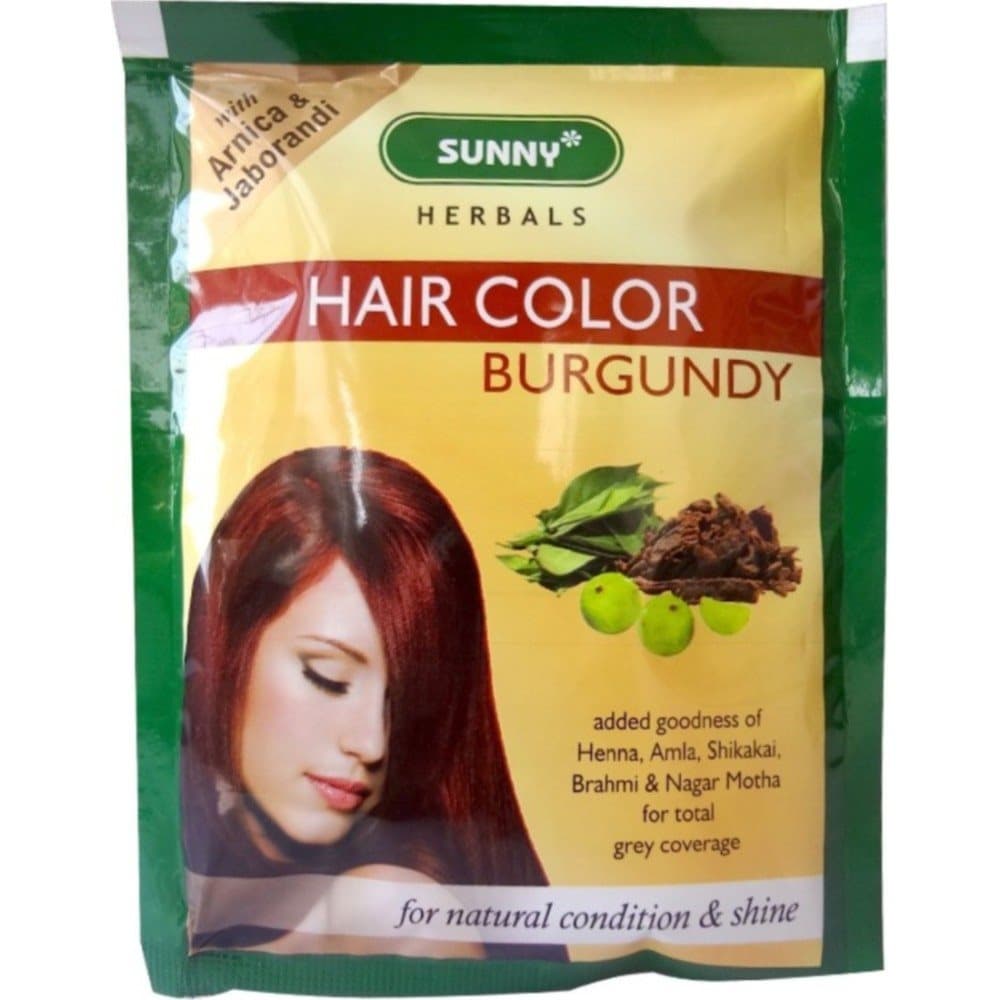 Sunny Hair Color Burgundy