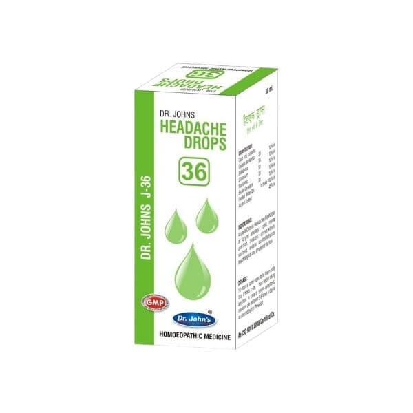 Dr Johns J 36 Headache Drops