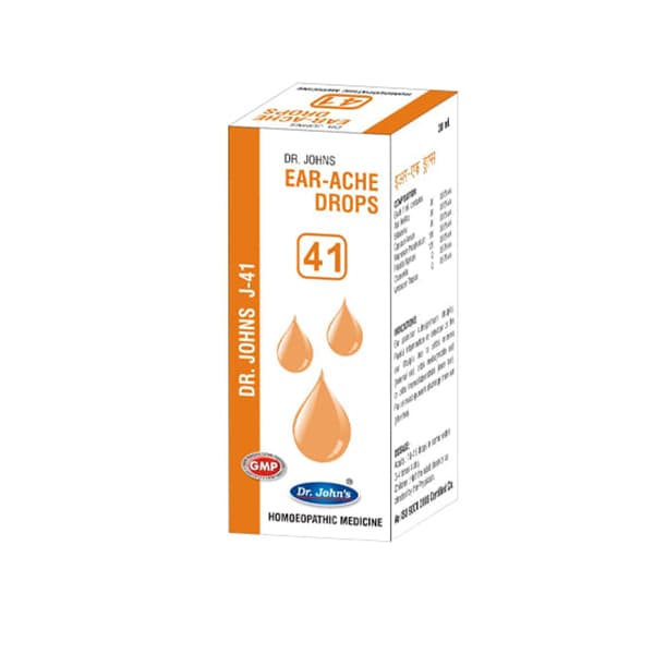 Dr Johns J 41 Ear Ache Drops