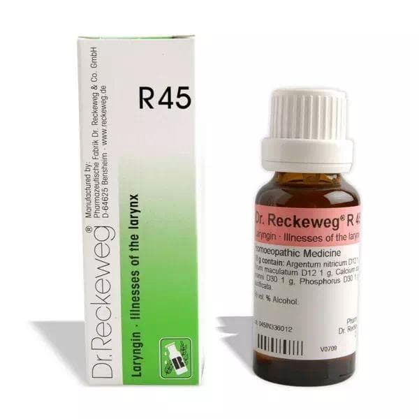 Dr Reckeweg R 45 Iinesses Larynx
