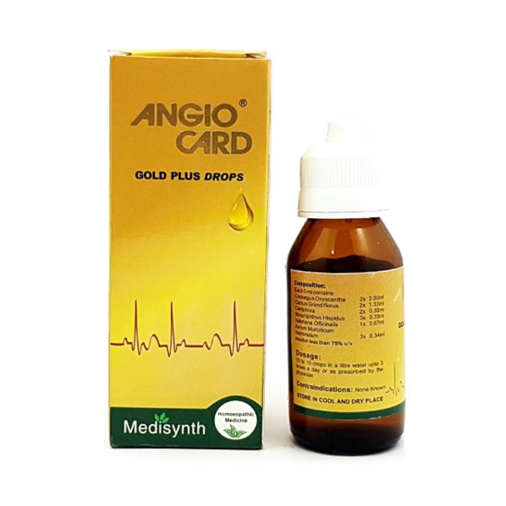 ANGIOCARD GOLD PLUS DROPS 30 ML MEDISYNTH