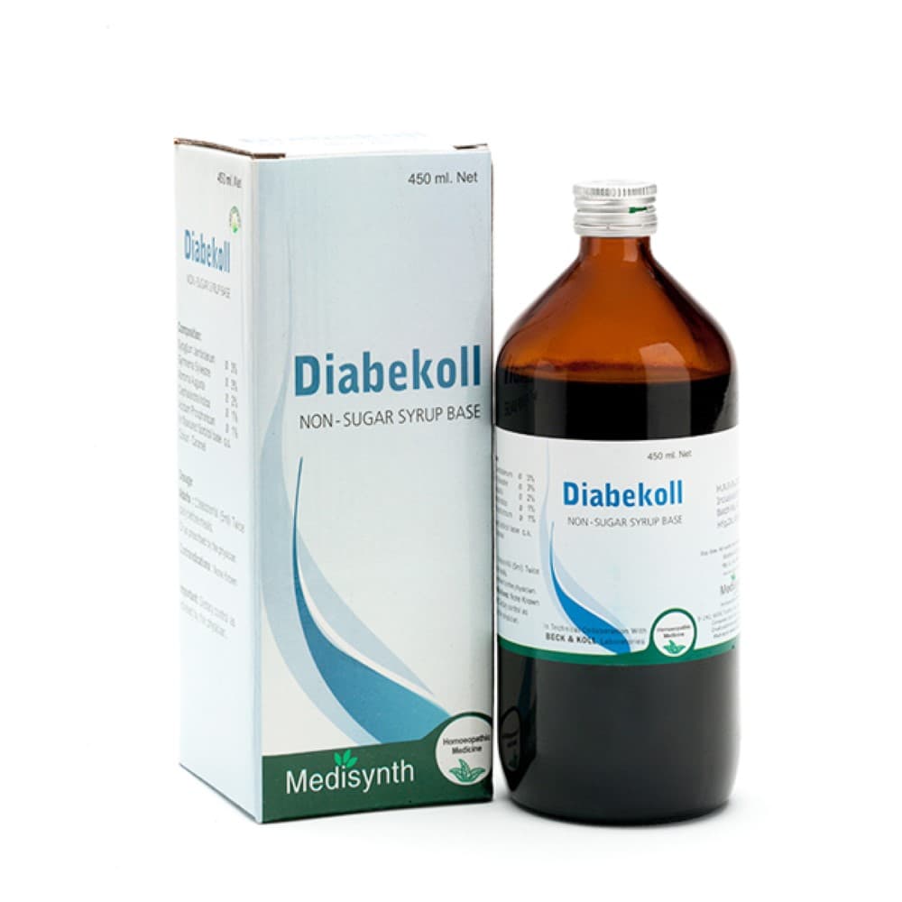DIABEKOLL SYRUP SF 450 ML MEDISYNTH