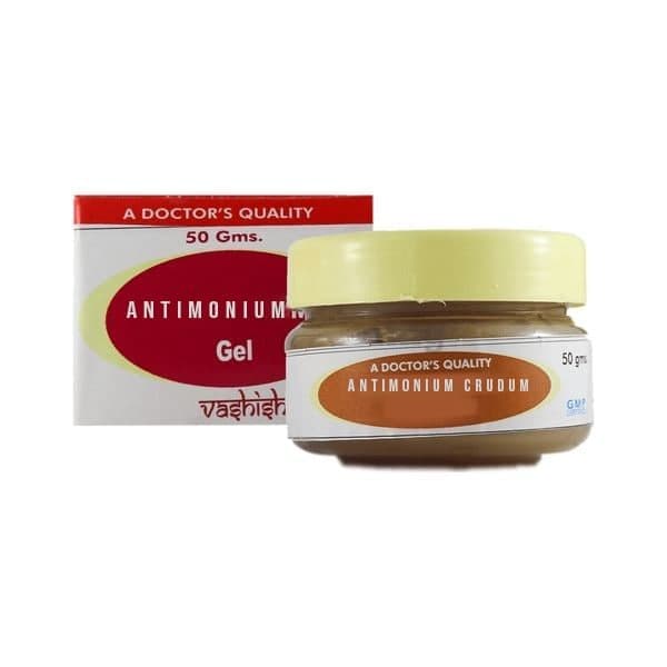 ANTIMONIUM CRUDUM GEL 1X 50 GM VASHISHT