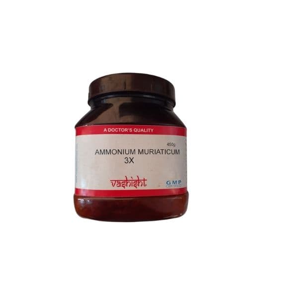 AMMONIUM MURIATICUM 3X 450 GM VASHISHT