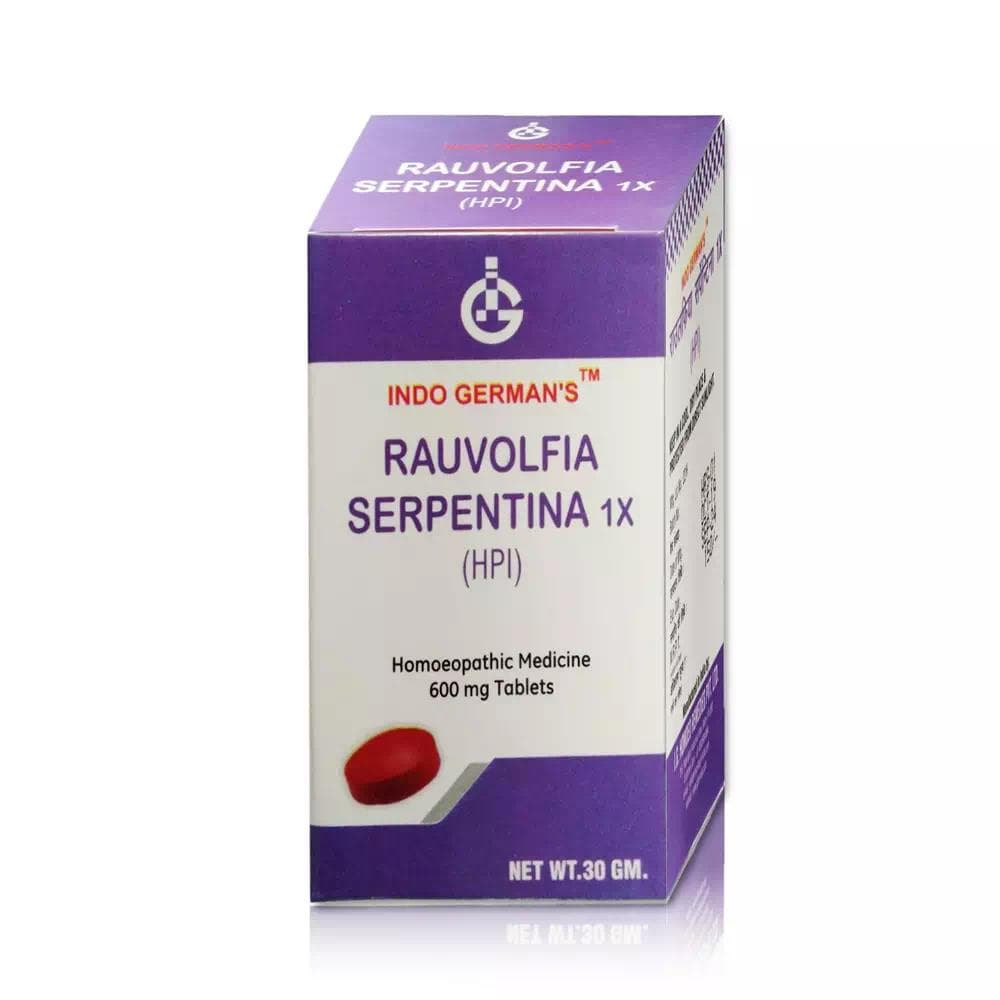 Rauwolfia Serpentina 1X Tablet