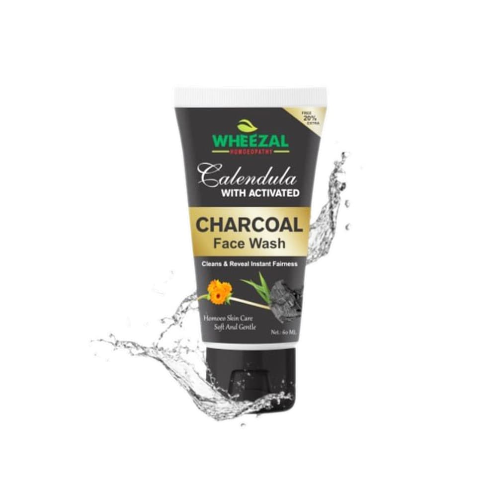 WHEEZAL Activated CHARCOAL FACE WASH 100 ML