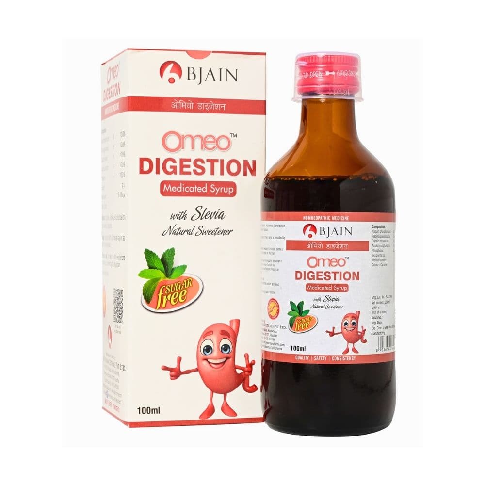 BJain Omeo Digestion Medicated Syrup Sugar Free