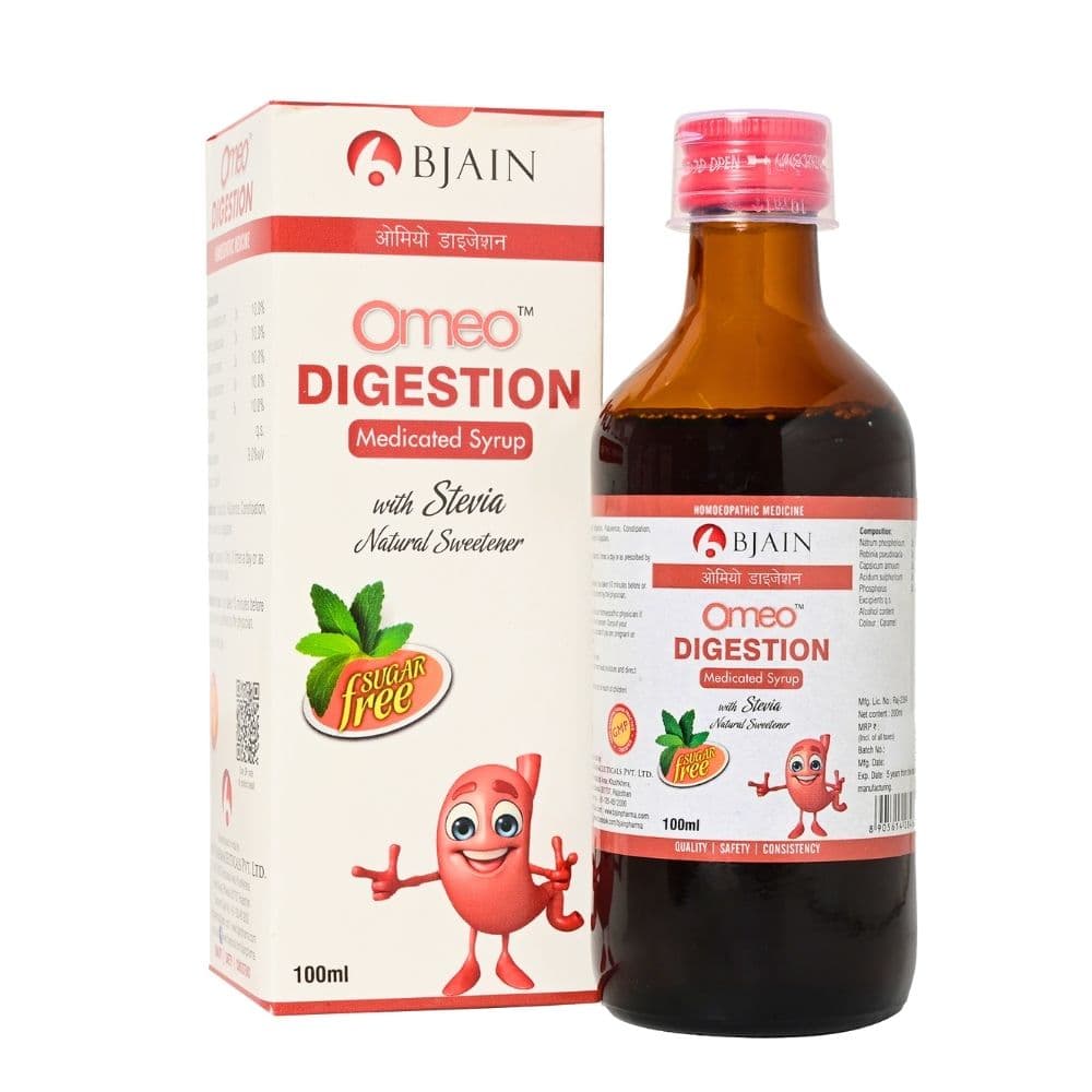BJain Omeo Digestion Medicated Syrup Sugar Free